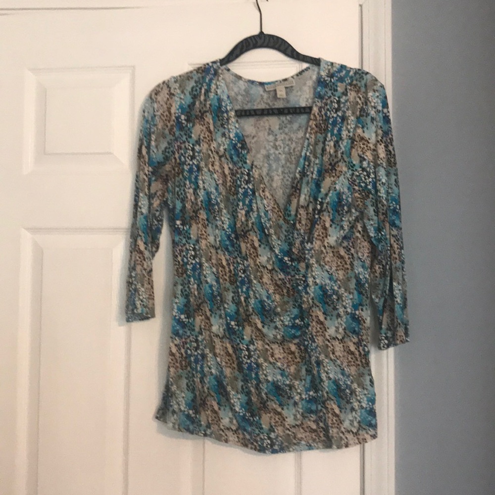 Draped blouse